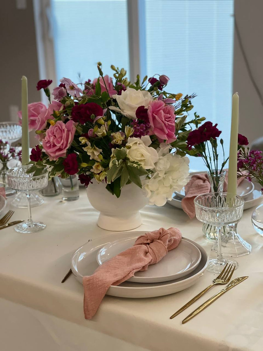 Ceramic Dinner & Salad Plates.