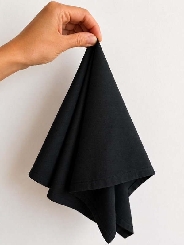 Black Cloth Dinner Napkins