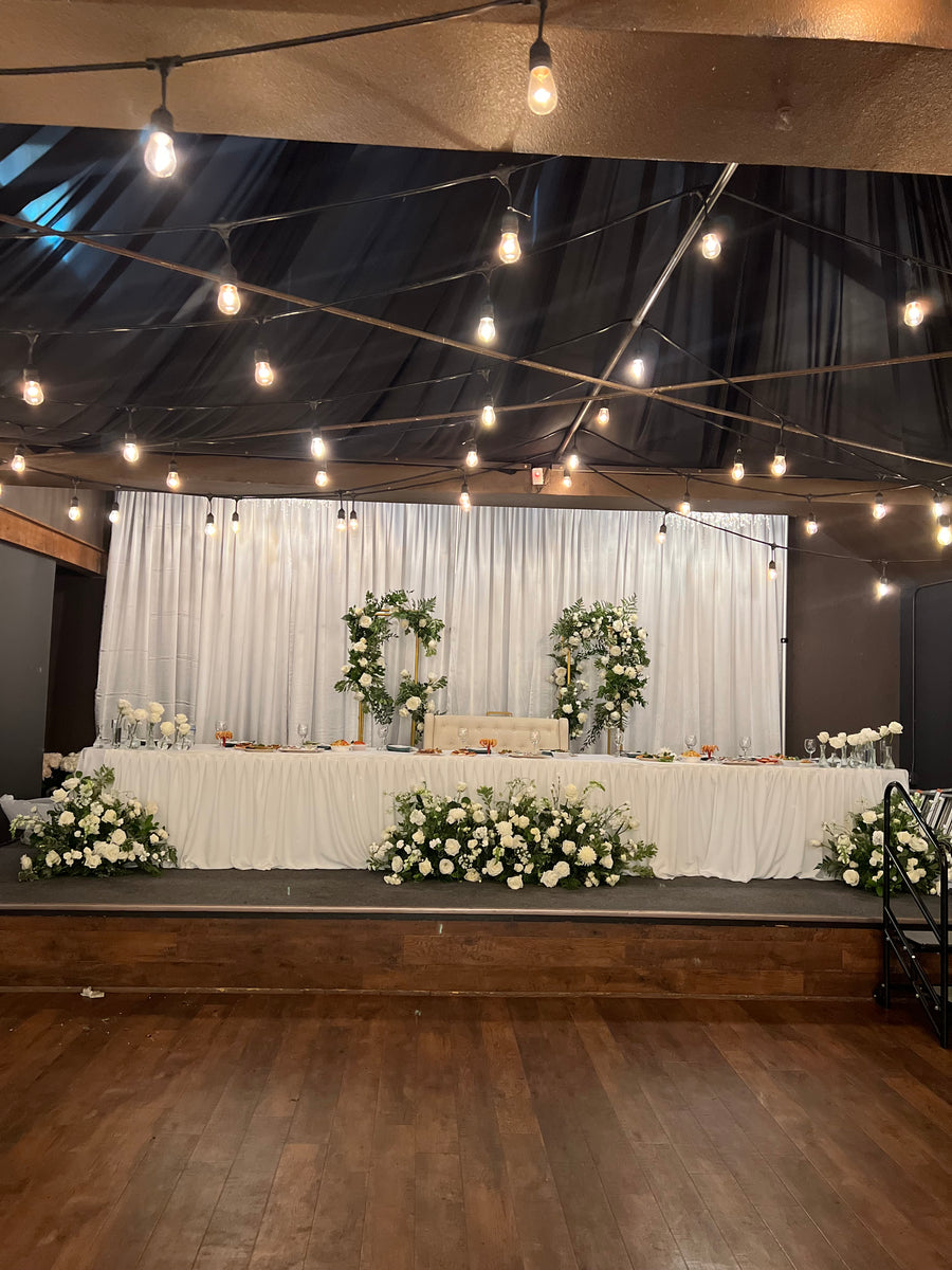 White Pipe & Drape Backdrop