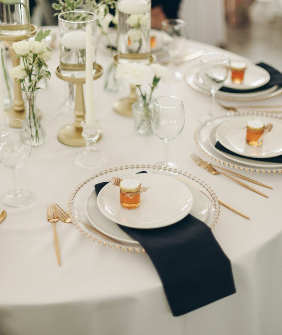 Vintage Gold Candle Holders