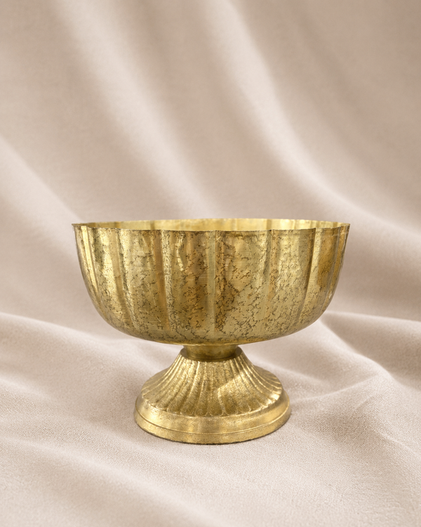 Gold Pedestal Vase 2 sizes