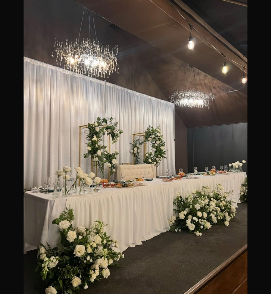 White Pipe & Drape Backdrop