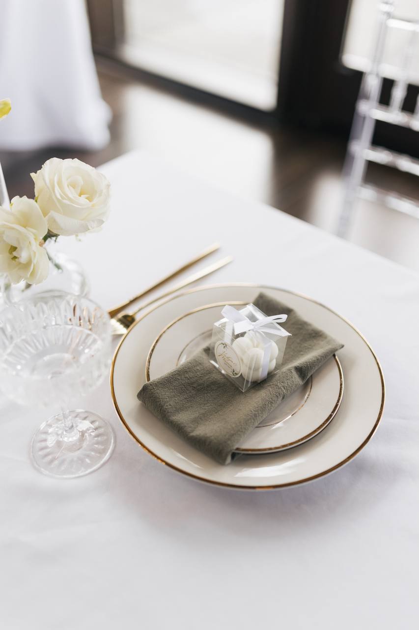 Cotton Napkins Ari Green Color.