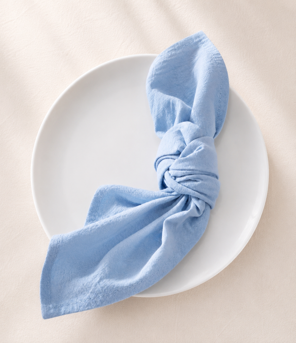 Blue Linen Napkins