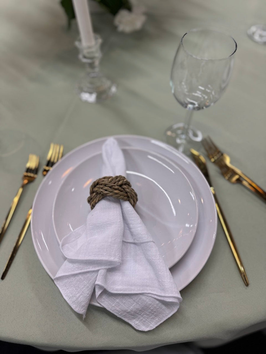 White Dinner & Salad Plates